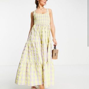ASOS design shirred maxi dress - NWT - size 12